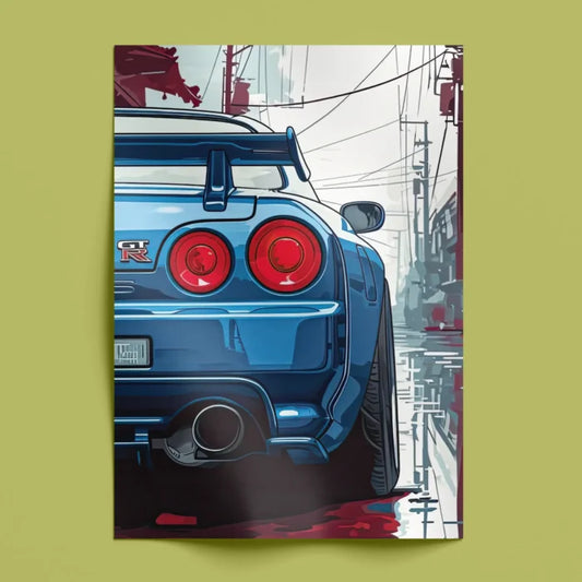 Nissan Skyline Wall Poster