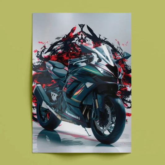 KAWASAKI Ninja 800 RC Wall Poster