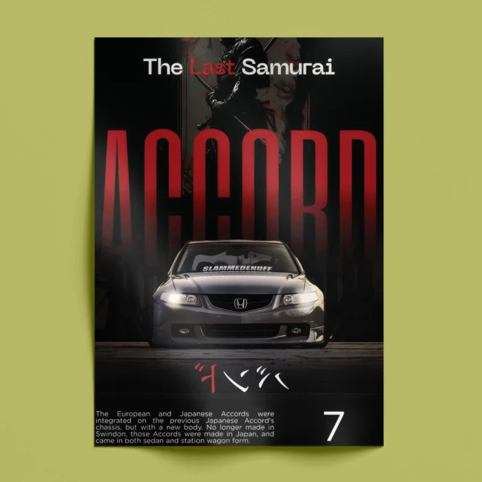 Honda Accord 1000SX Wall Poster
