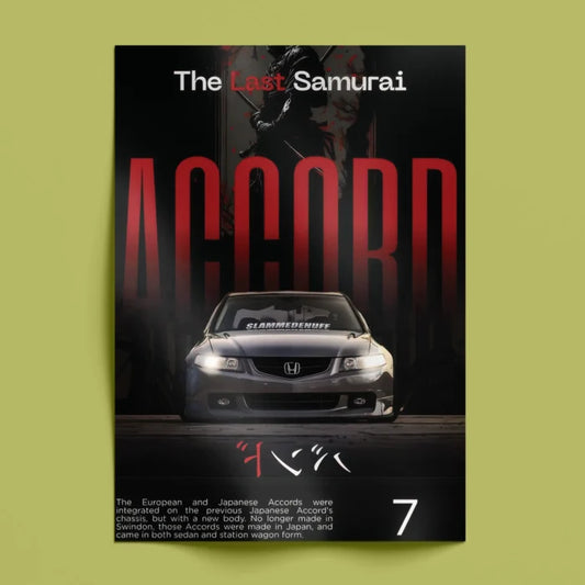 Honda Accord 1000SX Wall Poster
