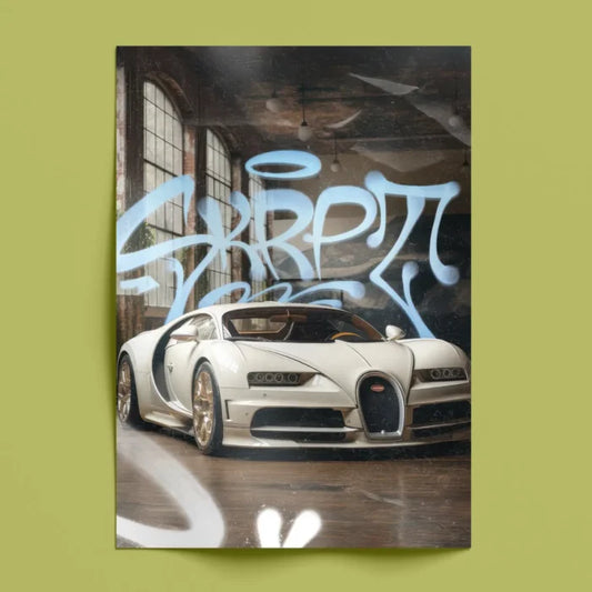 Bugatti Chiron Wall Poster