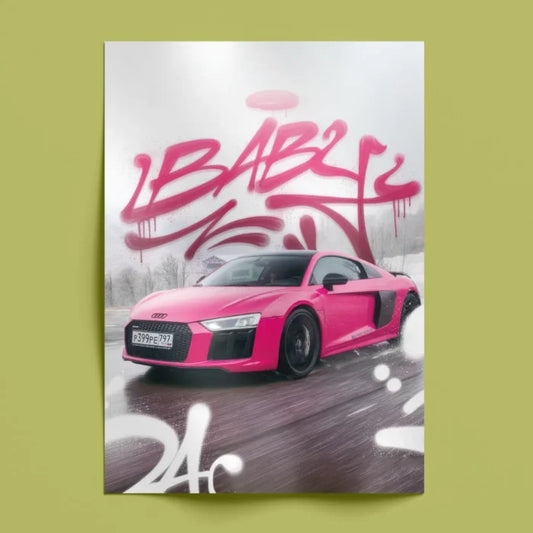 Audi R8 Wall Poster