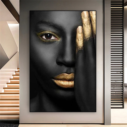 Black Gold Single Wall Art