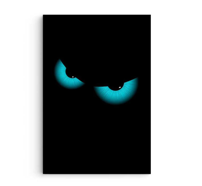 Blue Cat Animated Eyes