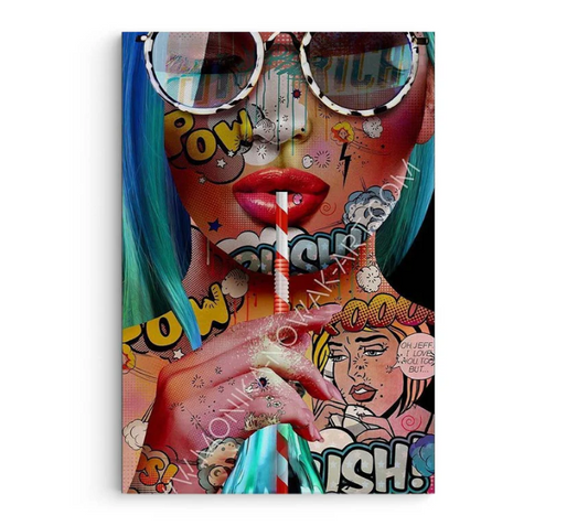 Retro Comic Girl