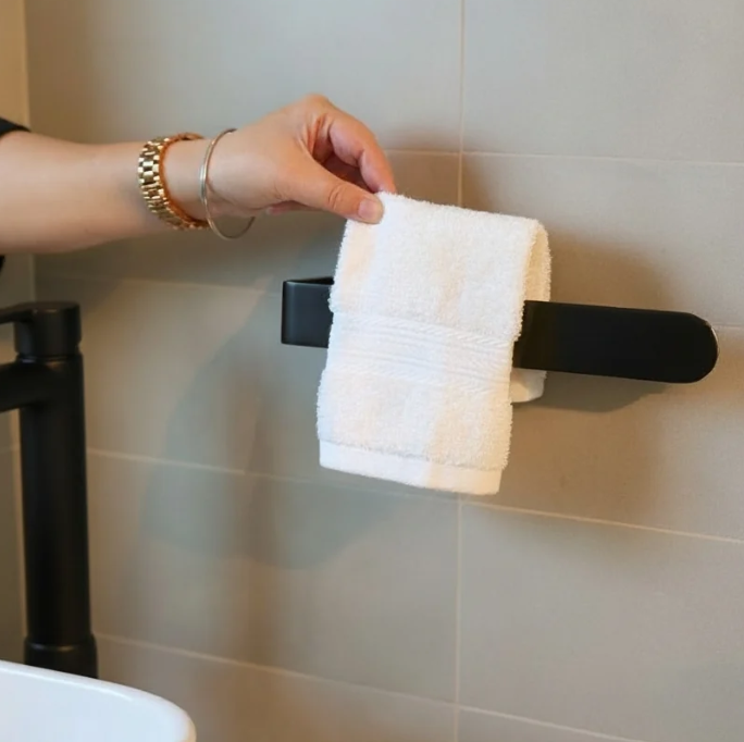 Peel & Stick Towel Stand| No drill Towel Holder