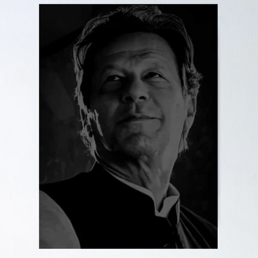 Imran Khan Leader Portrait – Poster Print