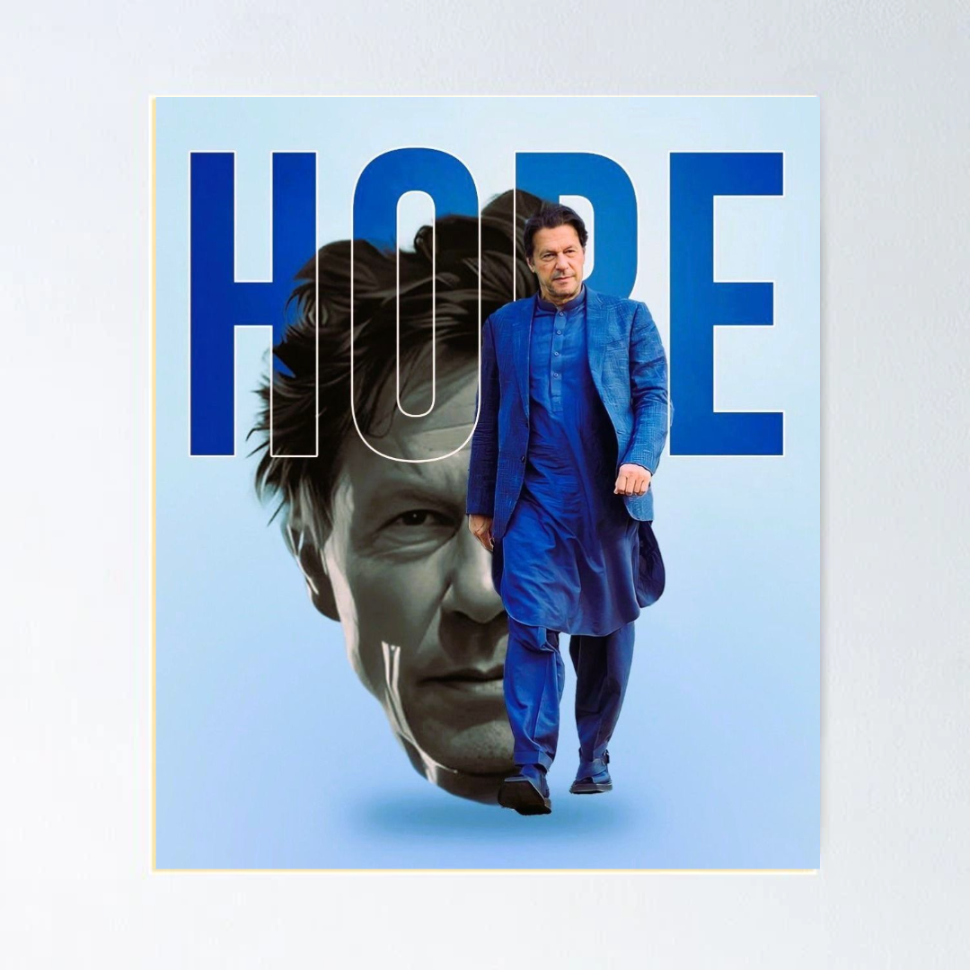 Imran Khan Leader Portrait – Poster Print