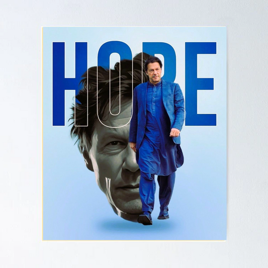 Imran Khan Leader Portrait – Poster Print