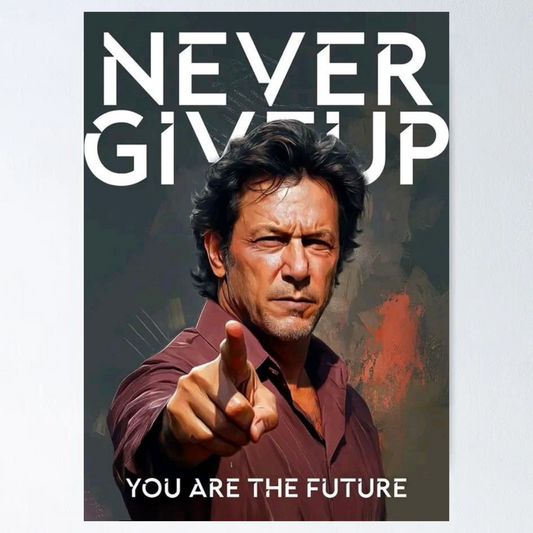 Imran Khan Leader Portrait – Poster Print