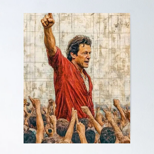 Imran Khan Leader Portrait – Poster Print