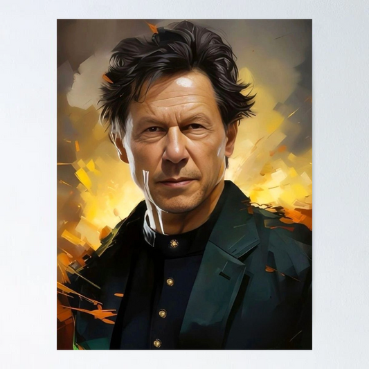 Imran Khan Leader Portrait – Poster Print