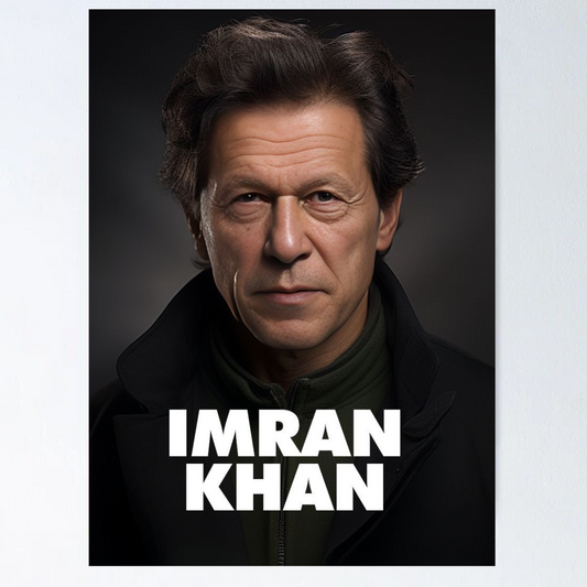 Imran Khan Leader Portrait – Poster Print