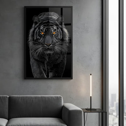 Midnight Tiger – Modern Luxury Wall Frame