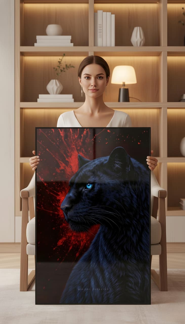 Midnight Panther – Contemporary Wall Art