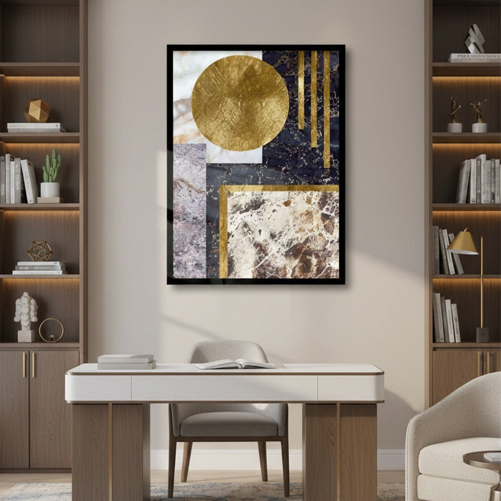 Nordic Modern Geometric Canvas Frames | Wall Art