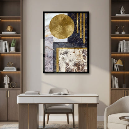 Nordic Modern Geometric Canvas Frames | Wall Art