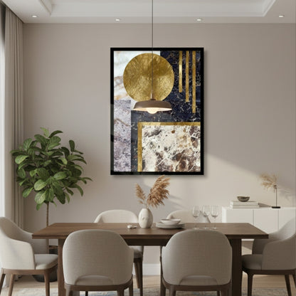 Nordic Modern Geometric Canvas Frames | Wall Art