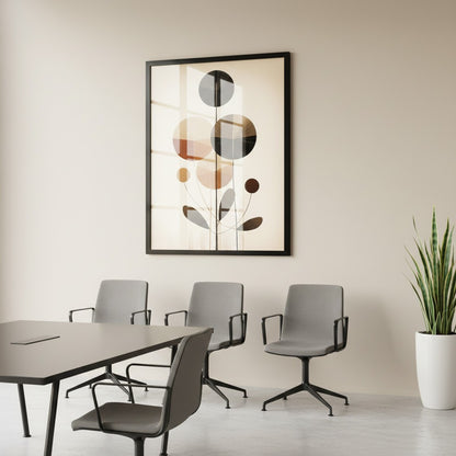 Stunning Abstract Flowers Frame Wall Art