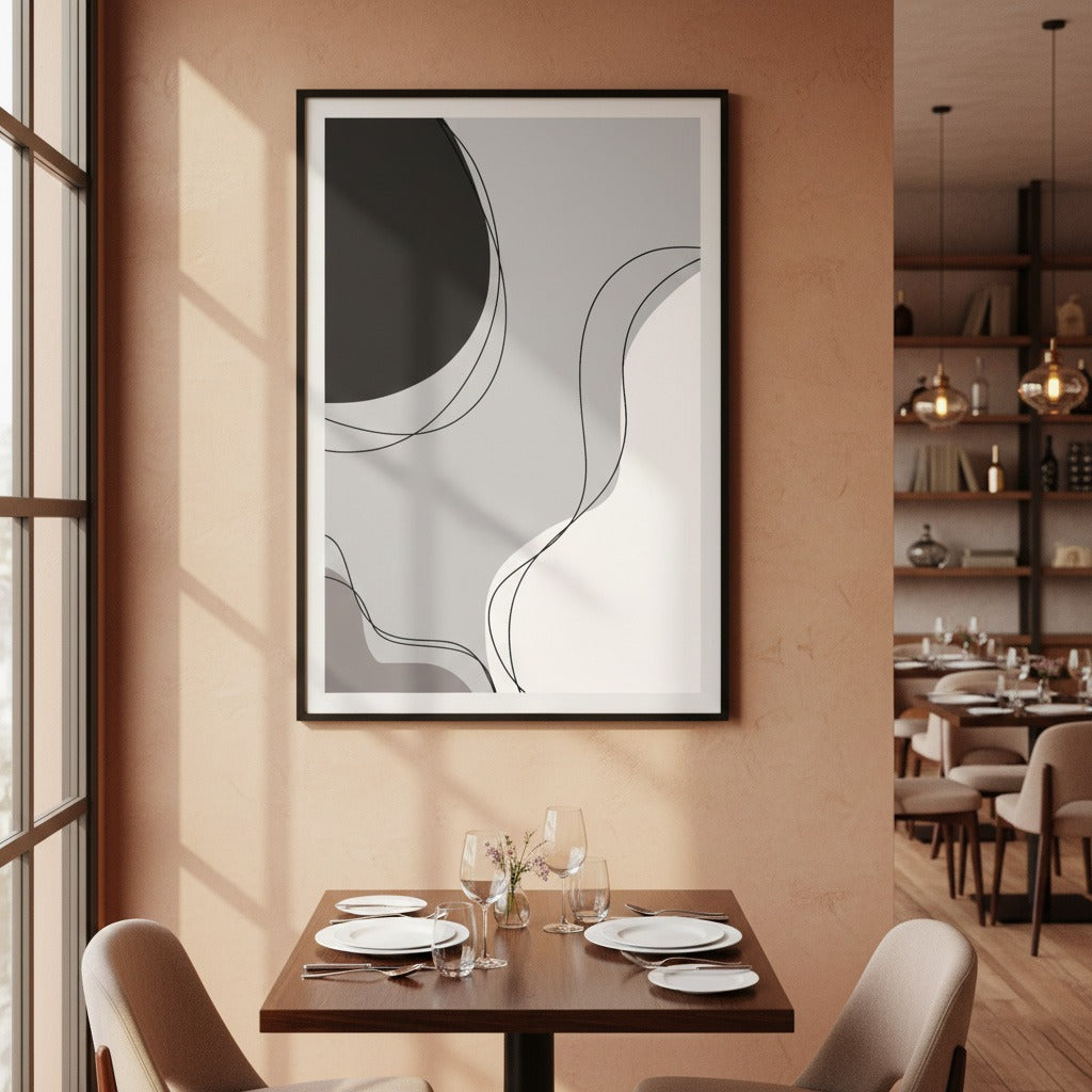 Elegant, Trendy Abstract Shapes | Wall Art