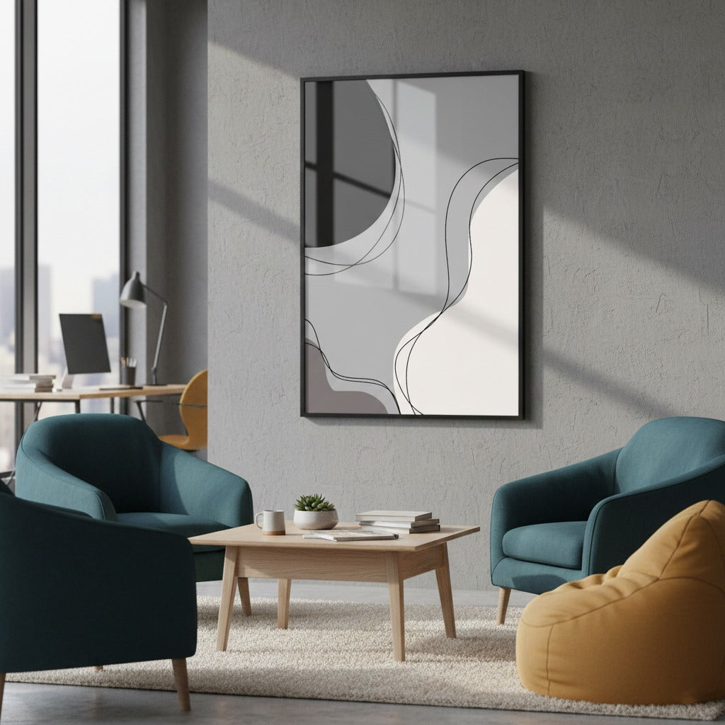 Elegant, Trendy Abstract Shapes | Wall Art