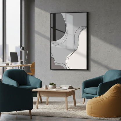Elegant, Trendy Abstract Shapes | Wall Art