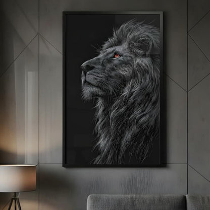 The Obsidian Monarch Wall Art