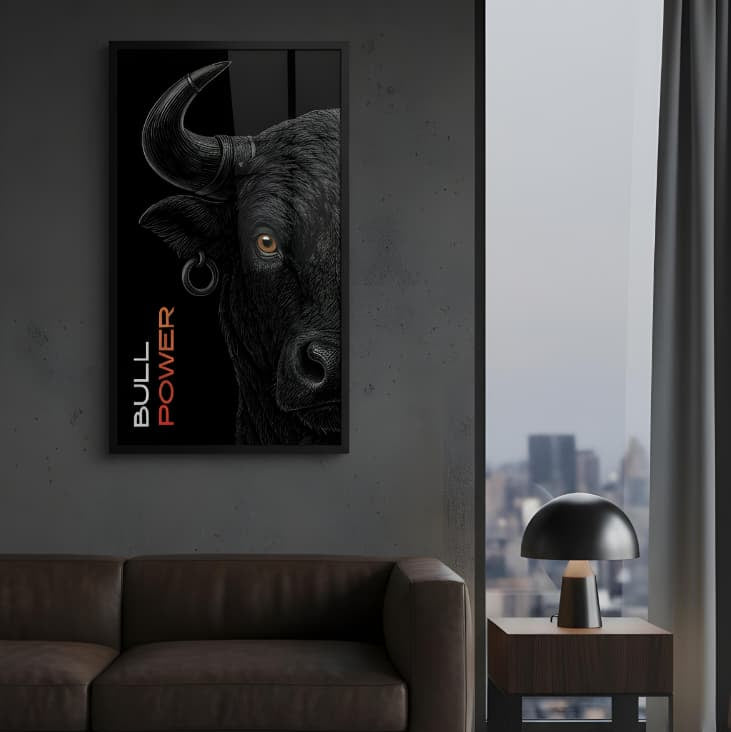 The Guardian’s Gaze: Golden Leopard Canvas