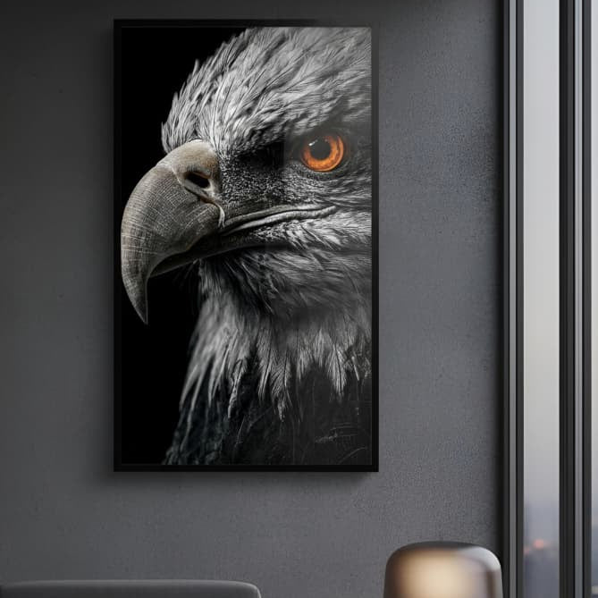 Sovereign Vision: Regal Eagle Portrait