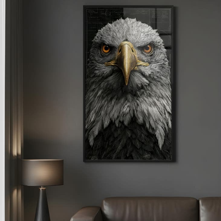 Sovereign Vision: Regal Eagle Portrait