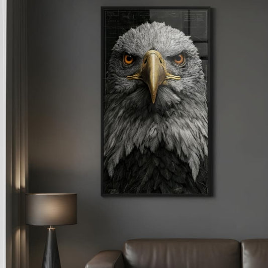 Sovereign Vision: Regal Eagle Portrait