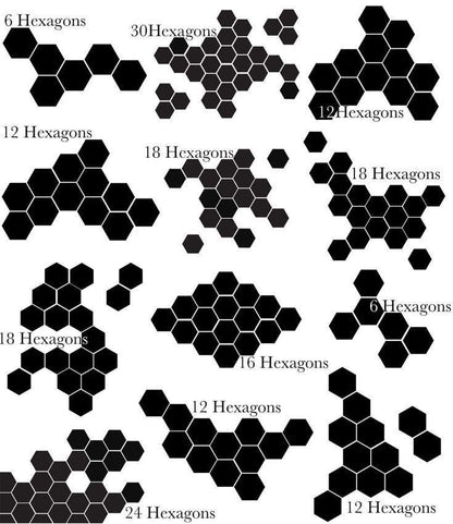 HEXA Mirror Wall Art