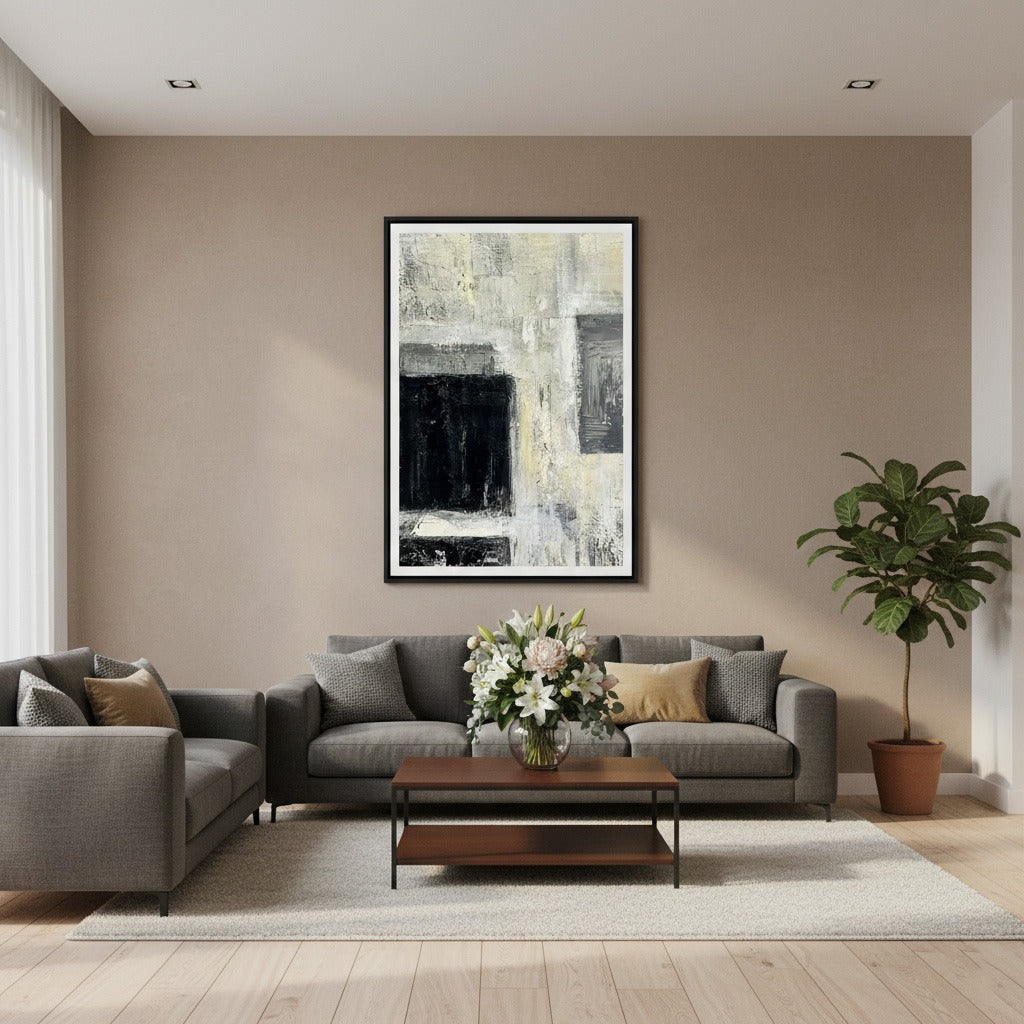 Serene Rectangular Tranquility Wall Art