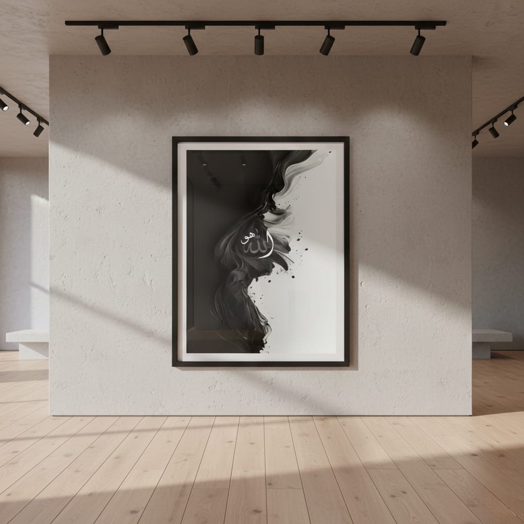 Allah | Black & White Canvas Art | Wall Art