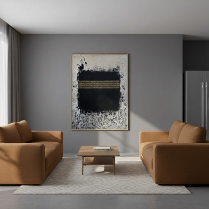 Holy Kaaba The Masses – Abstract Islamic Wall Art