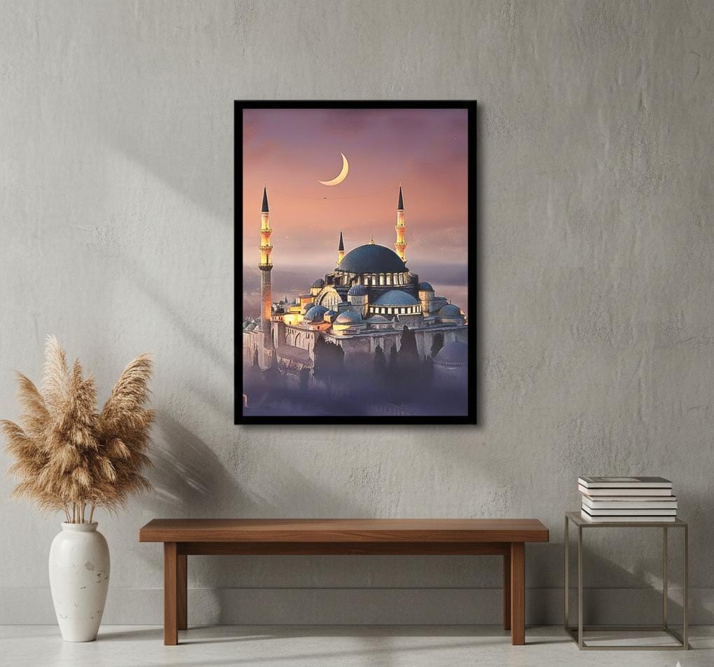 Blue Mosque Canvas Frames | Wall Art