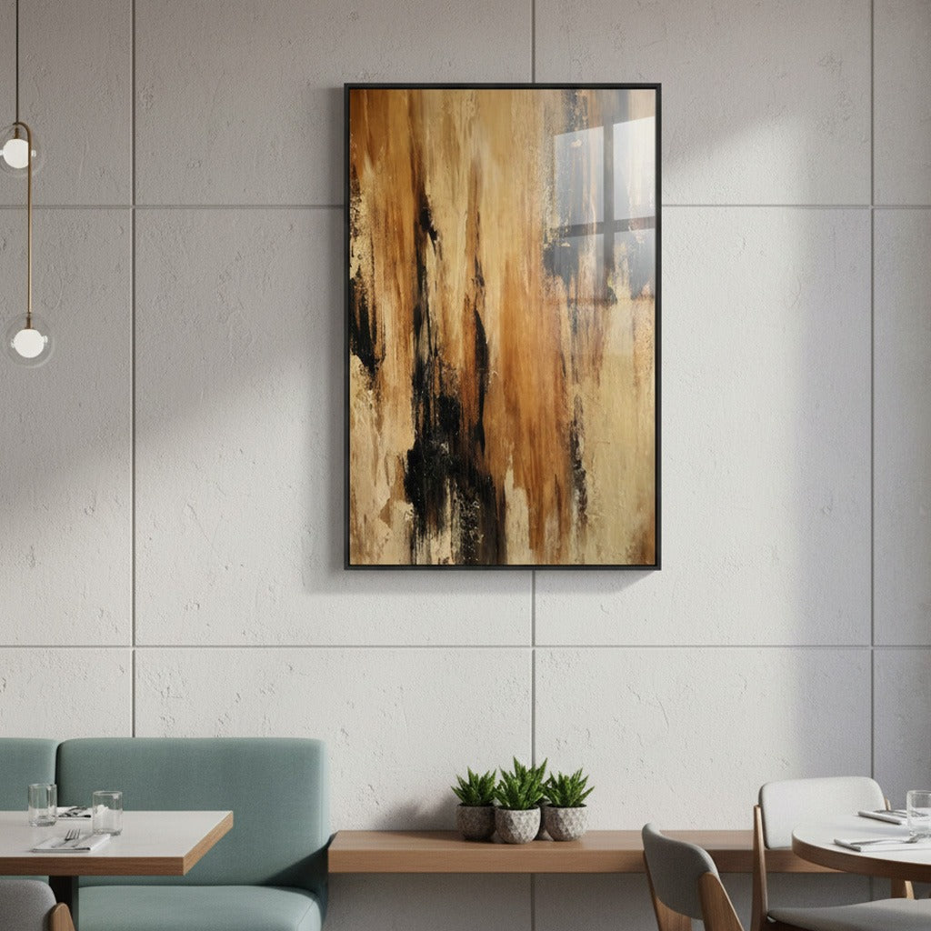 Modern Wooden Style Canvas Wall Art