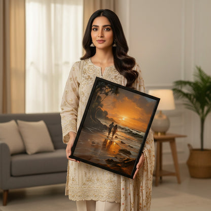 Romantic Strolls Canvas Frames | Wall Art