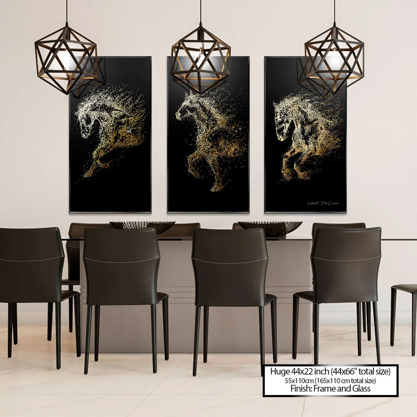 Trio of Golden Horses - 3 Parts
