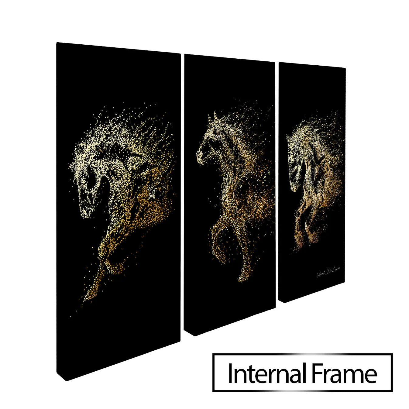 Trio of Golden Horses - 3 Parts