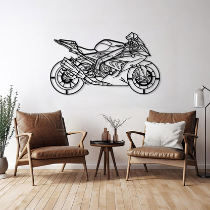Superbike Motorcycle Metal Decor Art
