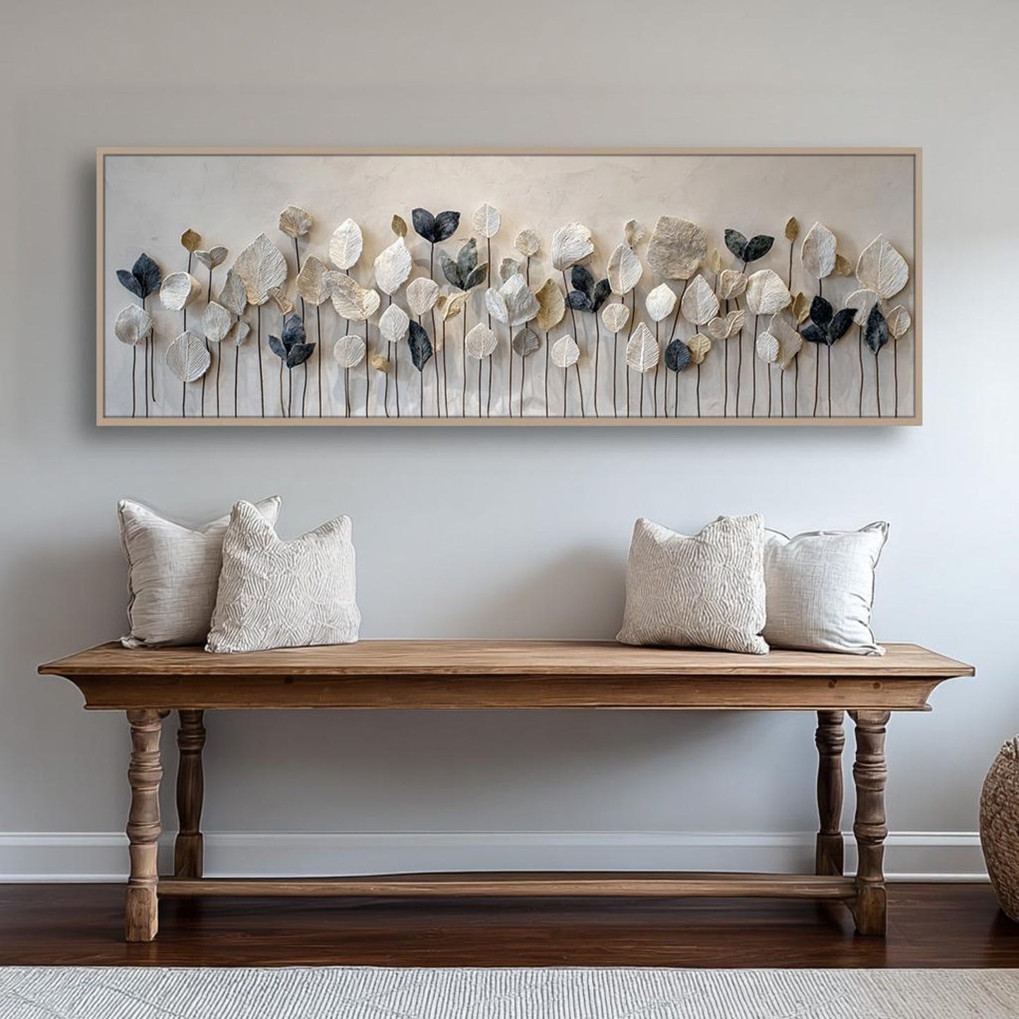 Wide Horizontal Abstract Nature Wall Art
