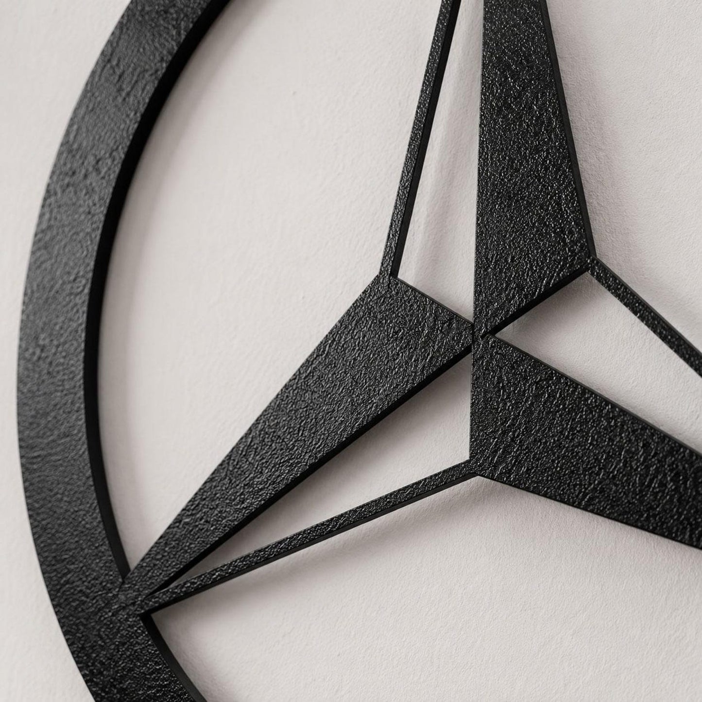 Mercedes Logo Metal Wall Art