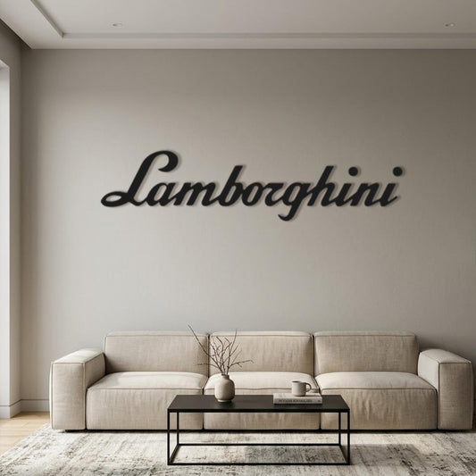 Lamborghini Metal Wall Art