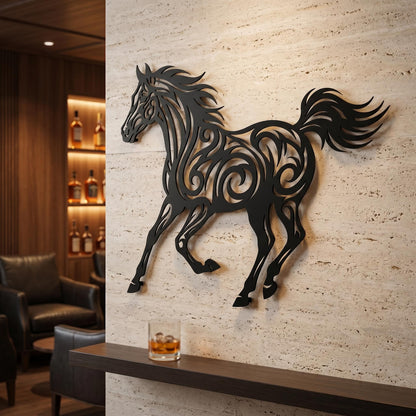 ribal Horse Metal Wall Art Glowforge Cricut