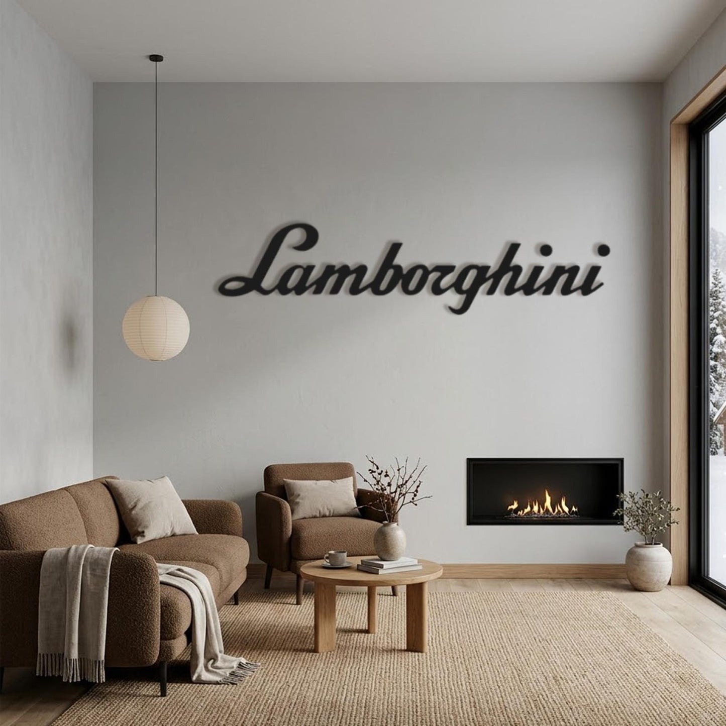 Lamborghini Metal Wall Art