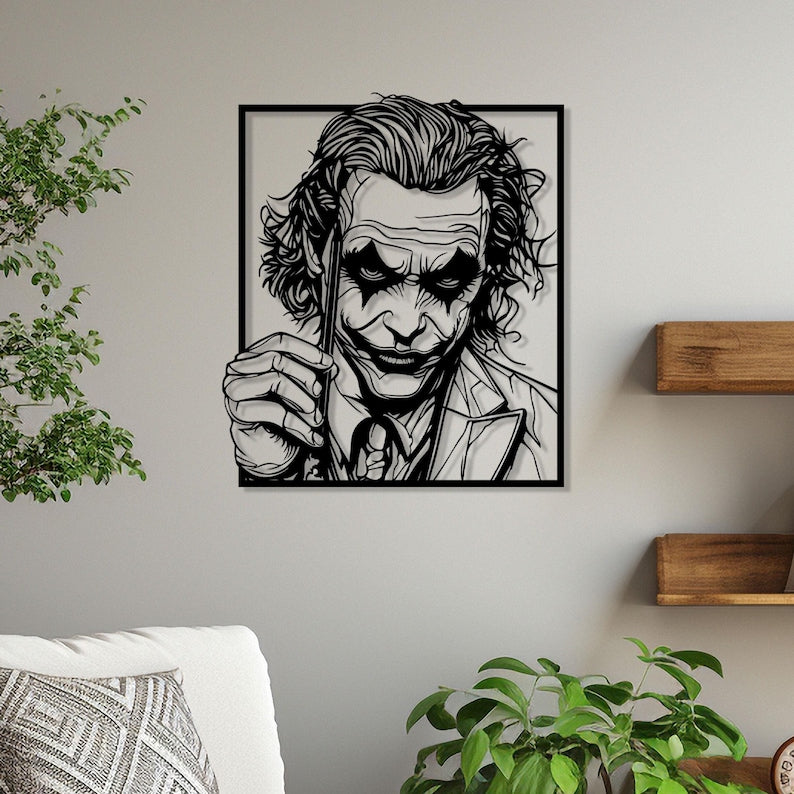 Joker Metal Wall Art