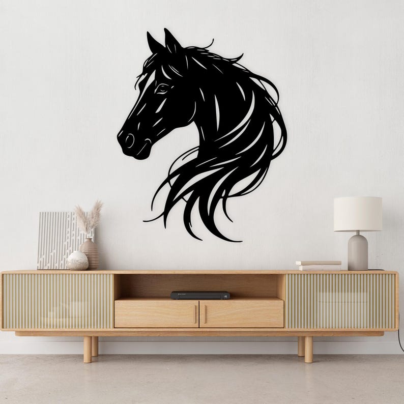 Metal Horse Wall Art