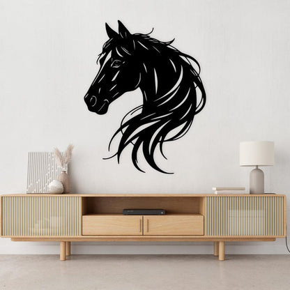 Metal Horse Wall Art