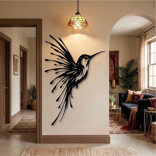 Hummingbird Metal Wall Art